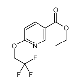 Ethyl 6-(2,2,2-trifluoroethoxy)nicotinate结构式