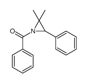 (2,2-dimethyl-3-phenylaziridin-1-yl)-phenylmethanone结构式