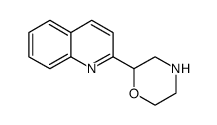 2-(quinolin-2-yl)morpholine结构式