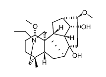 (16S)-20-Ethyl-1α,16-dimethoxy-4-methylaconitane-8,14α-diol Structure