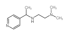 N1,n1-二甲基-n2-(1-(吡啶-4-基)乙基)-1,2-乙二胺结构式