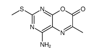 4-amino-6-methyl-2-methylsulfanylpyrimido[4,5-b][1,4]oxazin-7-one Structure