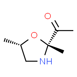 Ethanone, 1-(2,5-dimethyl-2-oxazolidinyl)-, cis- (9CI)结构式