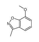 1,2-Benzisoxazole,7-methoxy-3-methyl-(9CI)结构式