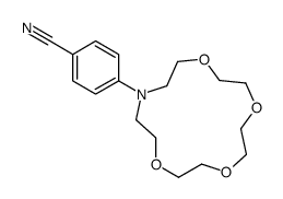 4-(1,4,7,10-tetraoxa-13-azacyclopentadec-13-yl)benzonitrile Structure