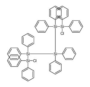 bis[[chloro(diphenyl)silyl]-diphenylsilyl]-diphenylsilane结构式