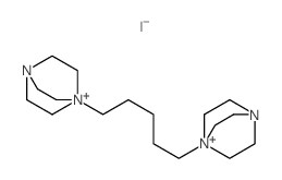 4-Aza-1-azoniabicyclo[2.2.2]octane,1,1'-(1,5-pentanediyl)bis-, diiodide (9CI) picture