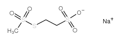 sodium (2-sulfonatoethyl)methanethiosulfonate structure