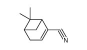 (1S,5R)-6,6-dimethylbicyclo[3.1.1]hept-3-ene-4-carbonitrile Structure