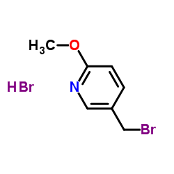 5-(溴甲基)-2-甲基吡啶氢溴酸盐结构式