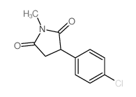 2,5-Pyrrolidinedione,3-(4-chlorophenyl)-1-methyl- picture