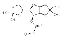 O-((3aR,5R,6S,6aR)-5-((R)-2,2-二甲基-1,3-二噁戊环-4-基)-2,2-二甲基四氢呋喃并[2,3-d][1,3]二噁戊环-6-基)S-甲基二硫酯结构式