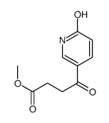 METHYL 4-(6-HYDROXY-3-PYRIDYL)-4-OXO- BUTYRATE structure