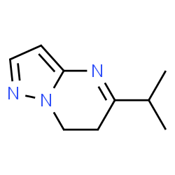 Pyrazolo[1,5-a]pyrimidine, 6,7-dihydro-5-(1-methylethyl)- (9CI) structure