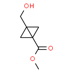 Bicyclo[1.1.0]butane-1-carboxylic acid, 3-(hydroxymethyl)-, methyl ester (9CI)结构式