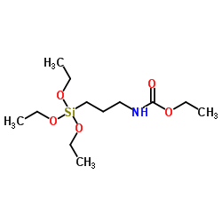 Ethyl [3-(triethoxysilyl)propyl]carbamate Structure