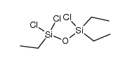 1,1,3-triethyl-1,3,3-trichloro-disiloxane Structure