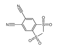 4,5-bis(methylsulfonyl)benzene-1,2-dicarbonitrile Structure