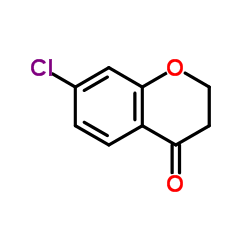 7-Chloro-4-chromanone Structure