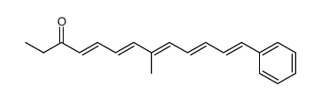 (4E,6E,8E,10E,12E)-8-Methyl-13-phenyltrideca-4,6,8,10,12-pentaene-3-one结构式