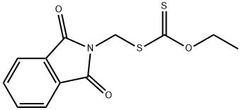 Carbonodithioic acid, S-[(1,3-dihydro-1,3-dioxo-2H-isoindol-2-yl)methyl] O-ethyl ester Structure