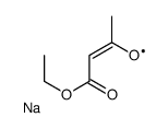 (1-Ethoxy-1,3-dioxo-2-butanyl)sodium结构式