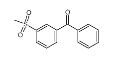 3-(Methylsulfonyl)benzophenone structure