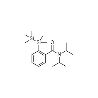 N,N-Diisopropyl-2-(1,1,2,2,2-pentamethyldisilanyl)benzamide structure