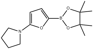 5-(Pyrrolidino)furan-2-boronic acid pinacol ester structure