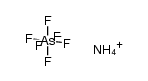 ammonium hexafluoroarsenate Structure