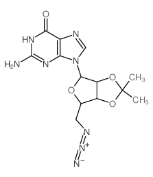 [2-(2-amino-6-oxo-3H-purin-9-yl)-7,7-dimethyl-3,6,8-trioxabicyclo[3.3.0]oct-4-yl]methylimino-imino-azanium picture