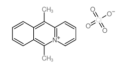 6,11-dimethylbenzo[b]quinolizin-5-ium,perchlorate Structure