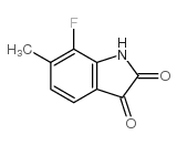 7-FLUORO-6-METHYLISATIN Structure