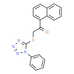 1-Naphthalen-1-yl-2-(1-phenyl-1H-tetrazol-5-ylsulfanyl)-ethanone picture