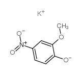 4-Nitroguaiacol potassium salt hydrate structure