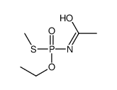 N-[ethoxy(methylsulfanyl)phosphoryl]acetamide Structure