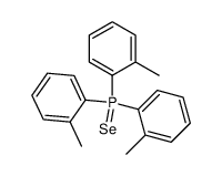 tris(2-methylphenyl)phosphine selenide Structure