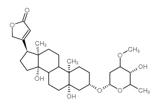 杠柳麻甙结构式