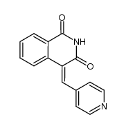 4-(pyridin-4-ylmethylene)isoquinoline-1,3(2H,4H)-dione结构式