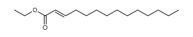 ethyl tetradec-2-enoate结构式