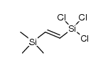 1-(trichlorosilyl)-2-(trimethylsilyl)ethylene Structure