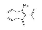 2-acetyl-3-amino-inden-1-one结构式