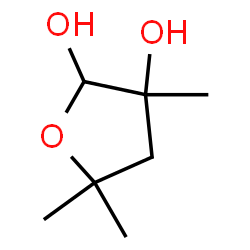 2,3-Furandiol, tetrahydro-3,5,5-trimethyl- (9CI)结构式