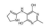 5-[(4,5-Dihydro-1H-imidazol-2-yl)amino]-6-hydroxy-2-Methyl-4(3H)-pyrimidinone Structure