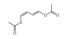 (1E,3Z)-1,4-Diacetoxy-1,3-butadiene Structure