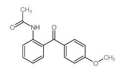 N-[2-(4-methoxybenzoyl)phenyl]acetamide Structure