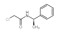 2-氯-正(1-苯基乙基)乙酰胺结构式