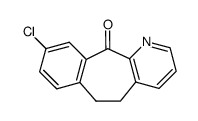 7-Chlor-10,11-dihydro-4-aza-5H-dibenzo(a,d)cyclohepten-5-on结构式