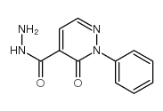 4-Pyridazinecarboxylicacid,2,3-dihydro-3-oxo-2-phenyl-,hydrazide(9CI) Structure