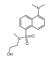 5-(dimethylamino)-N-(2-hydroxyethyl)-N-methylnaphthalene-1-sulfonamide Structure